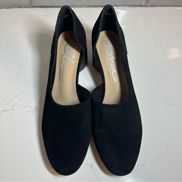 NIB Sbicca Black Suede Violin Mules 8 - Picture 7 of 15